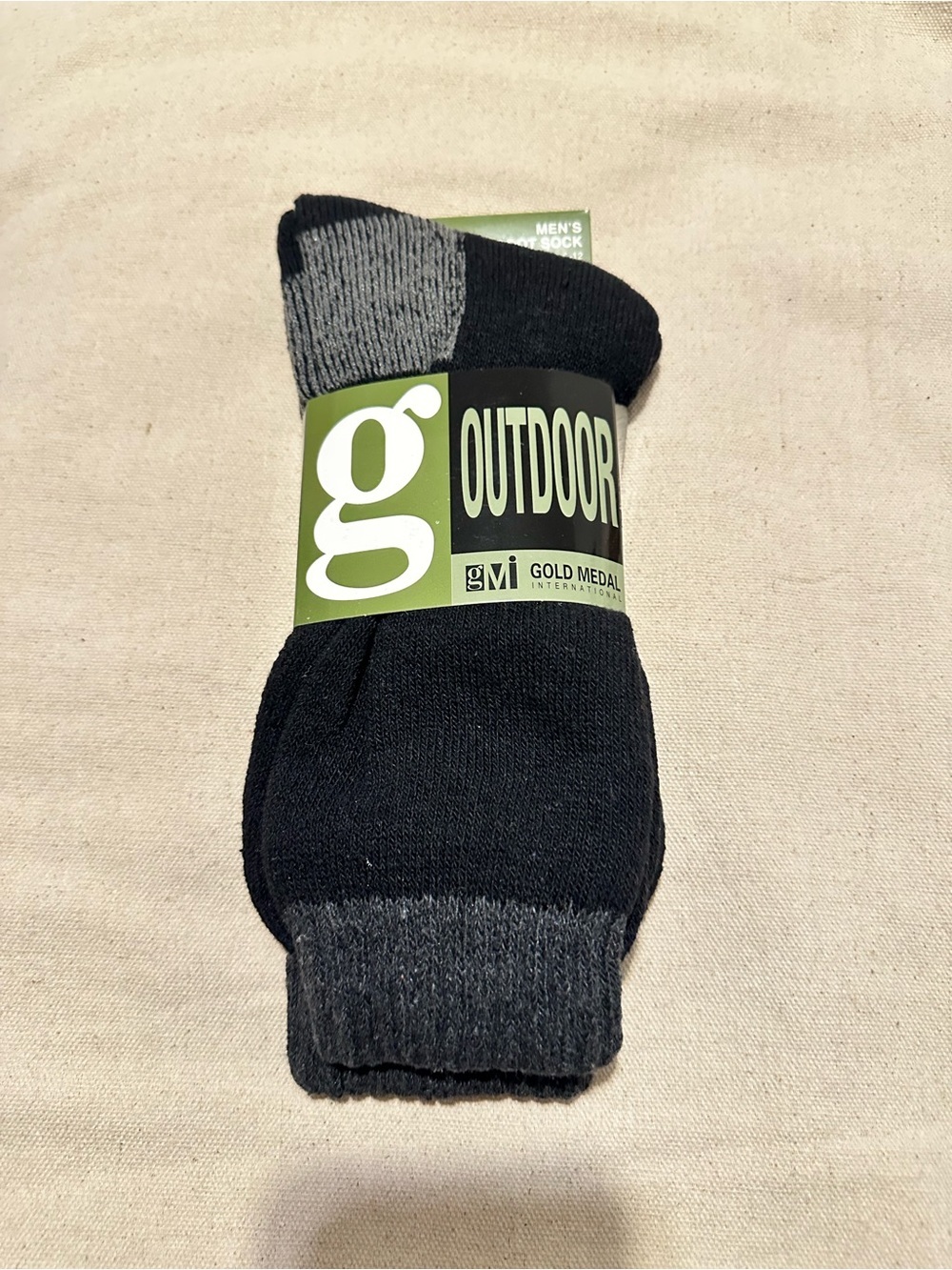 Gold Medal | Socks | Outdoor Men's Black & Gray Crew Socks
